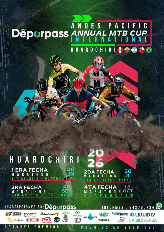 ANDES PACIFIC ANNUAL MTB CUP INTERNATIONAL HUAROCHIRI 2026 – STAGE 3 - imagen 0