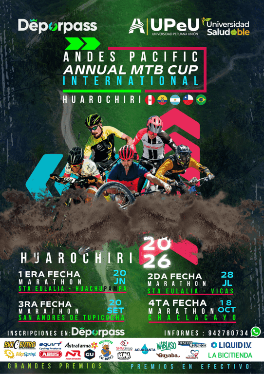 SAN ANDRES - ANDES PACIFIC ANNUAL MTB CUP INTERNATIONAL HUAROCHIRI 2026 – STAGE 3 - imagen 0