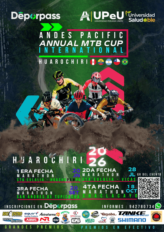 HUACHUPAMPA - ANDES PACIFIC ANNUAL MTB CUP INTERNATIONAL HUAROCHIRI 2026 - STAGE 1